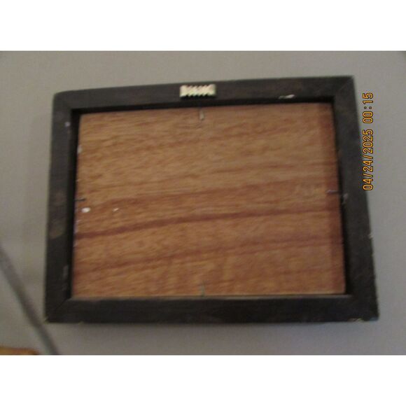 Original winged angel painting on wood framed signed by artist gallery wall art - Picture 7 of 9